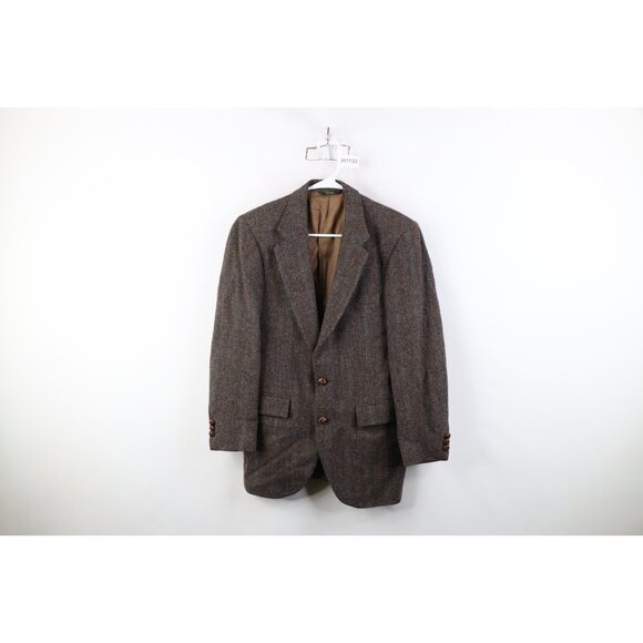 Vintage Other - Vintage 60s Streetwear Mens 36R Rainbow Fleck Wool Tweed Suit Blazer Jacket USA